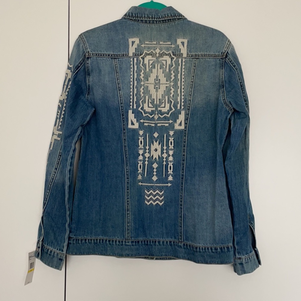 Embroidered Denim Jacket - Picture 3 of 5